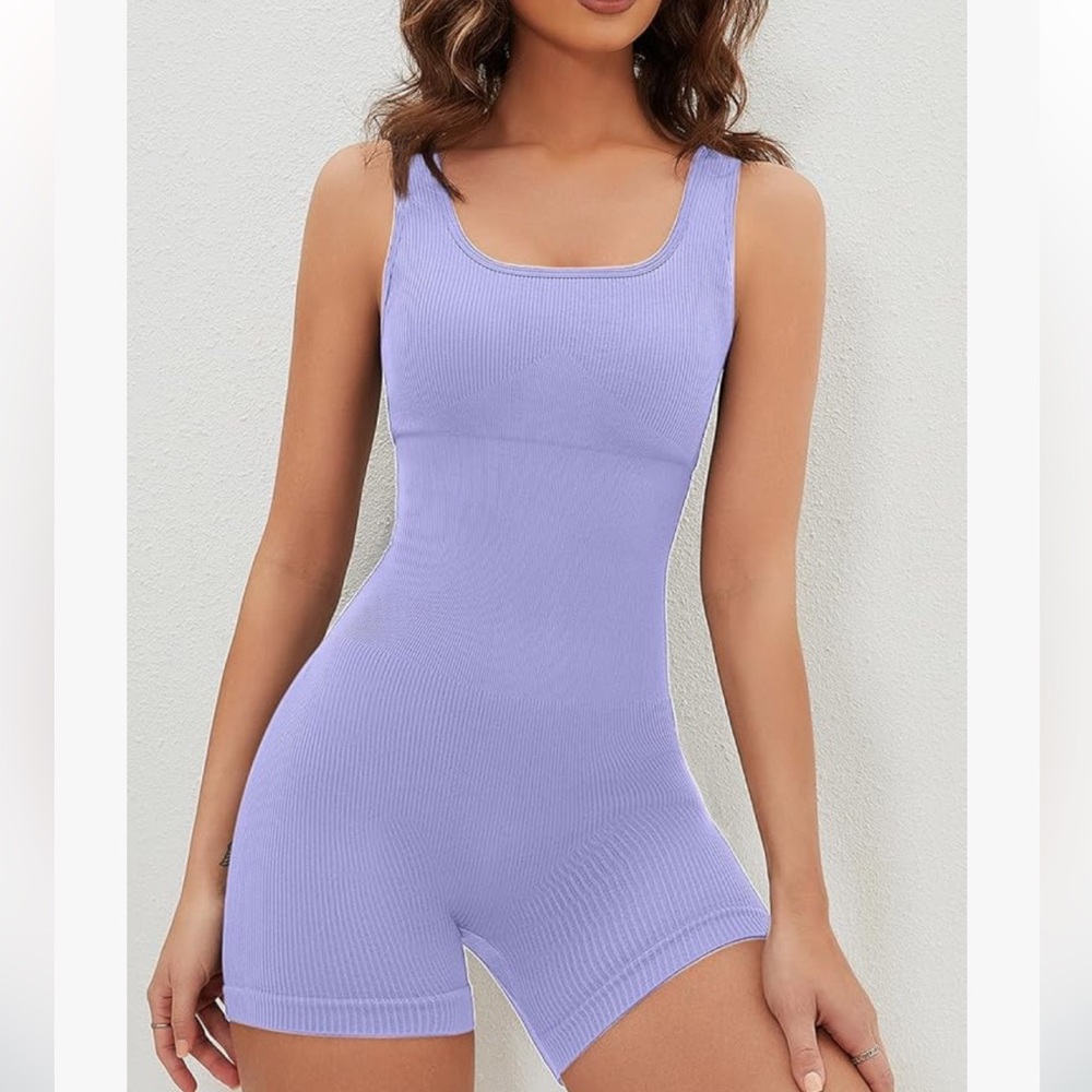 Ribbed Romper, Size S - NWT